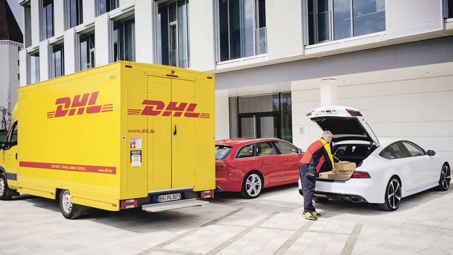 DHL van