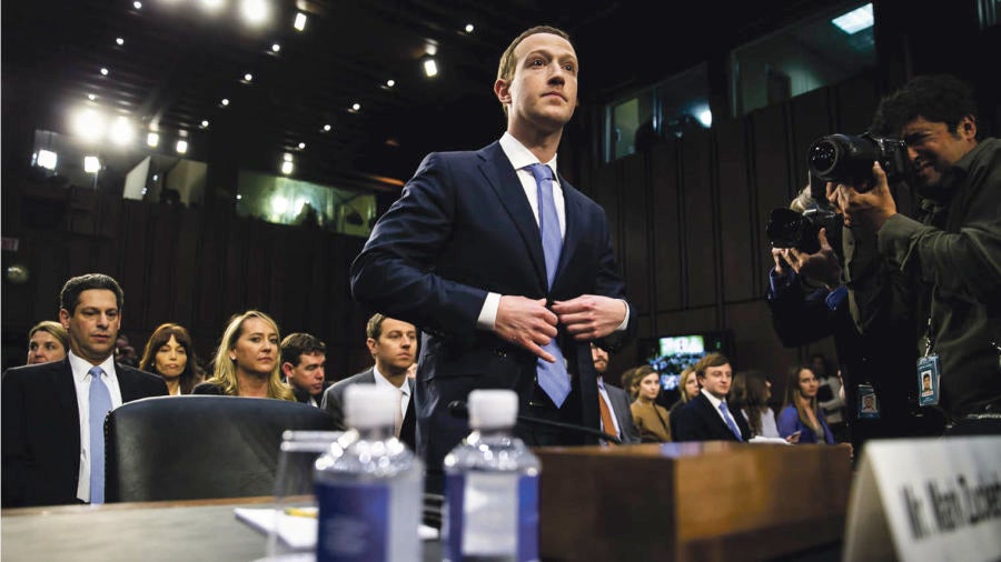 Mark Zuckerberg in US court