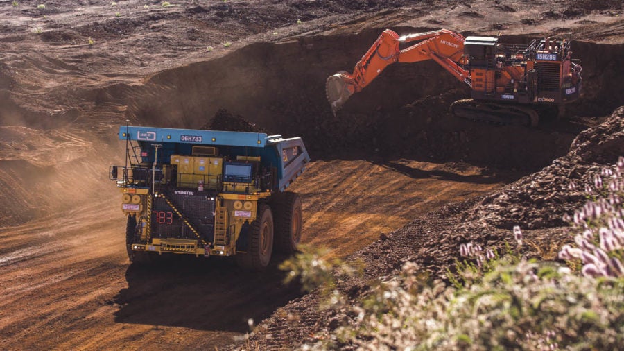 Rio Tinto Caterpillar diggers