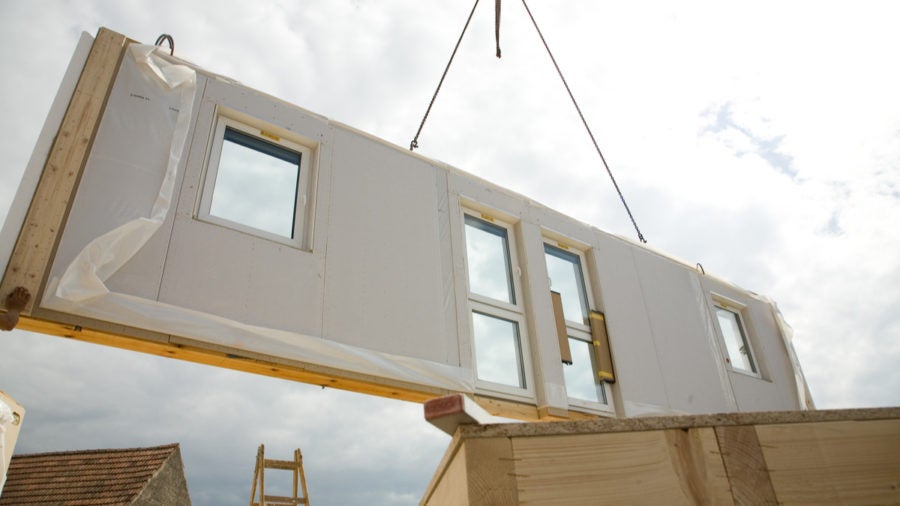 modular homes wall