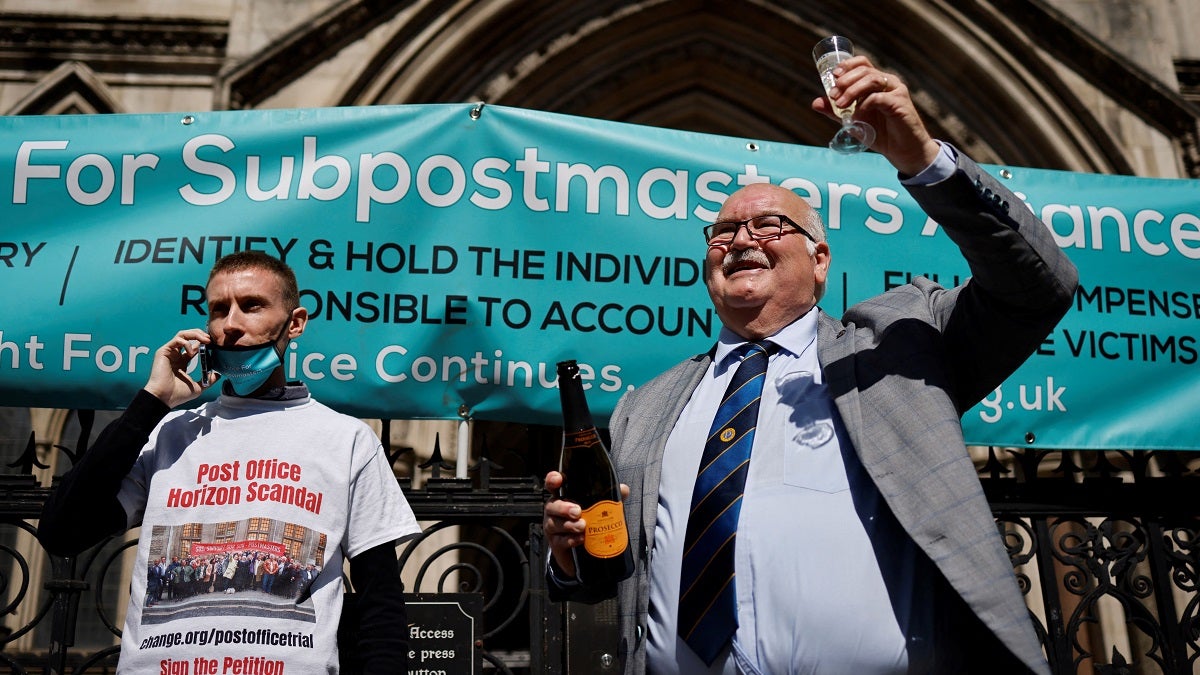 Dozens of former subpostmasters, who were convicted of theft, fraud and false accounting because of the Post Office's defective Horizon accounting system, finally had their names cleared by the Court of Appeal in April 2021