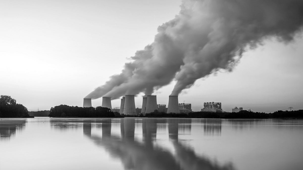 Power Plant in the sunrise