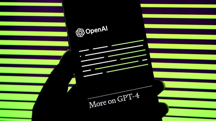 Someone using OpenAI's Gpt-4 AI technology