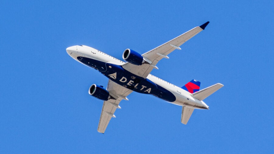 Delta Airlines Aircraft In Flight